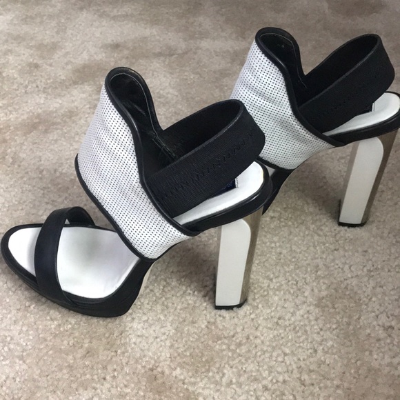 BCBGMaxAzria Jovian ColorBlock High Heel Sandals - Picture 5 of 5